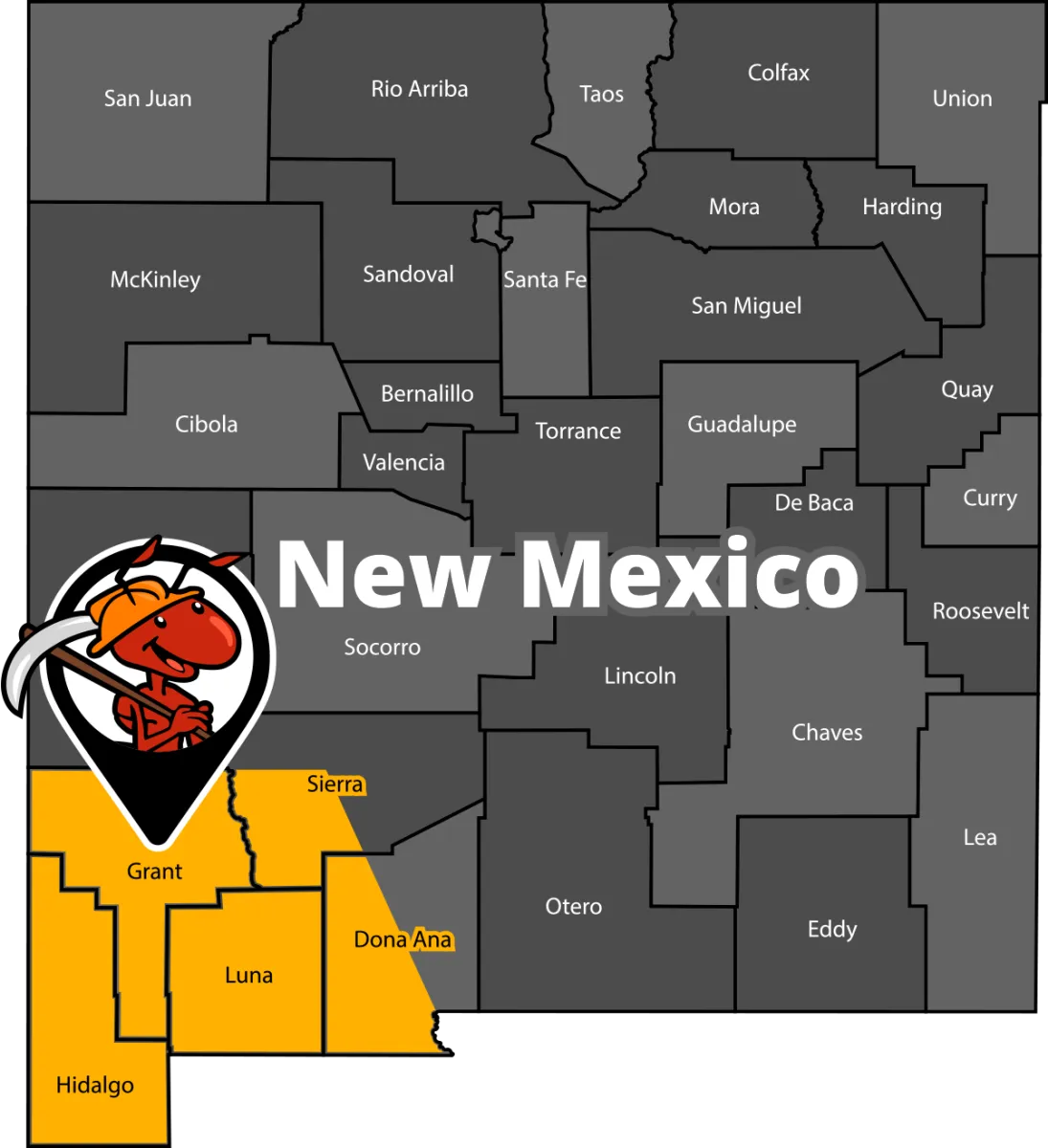New Mexico Map